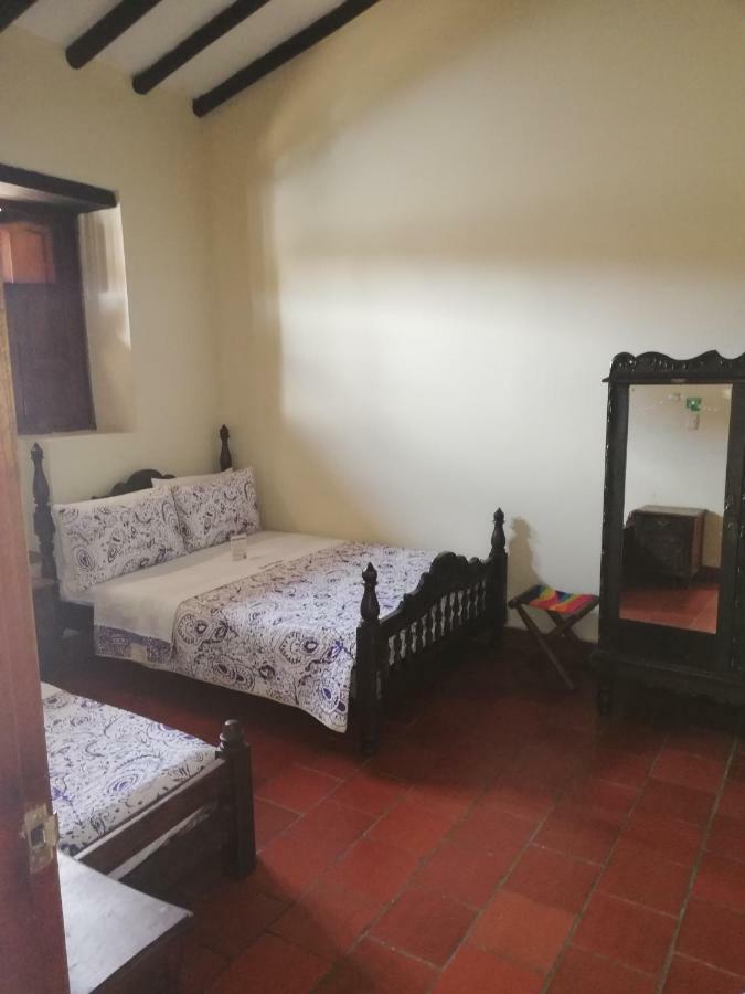 Hostal La Mansion De Virginia Barichara Exterior photo